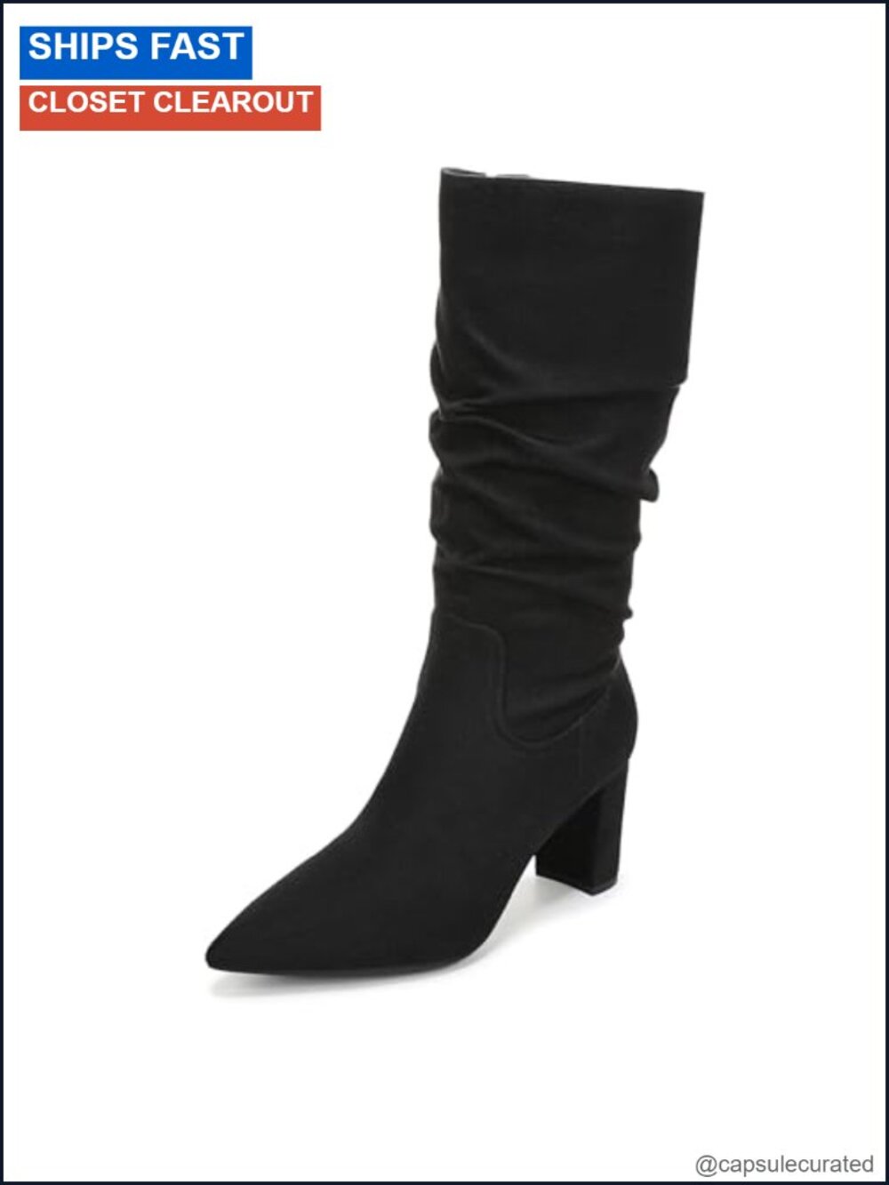 LifeStride Renee Zip Tall Boots Wide Calf Women's Knee-High